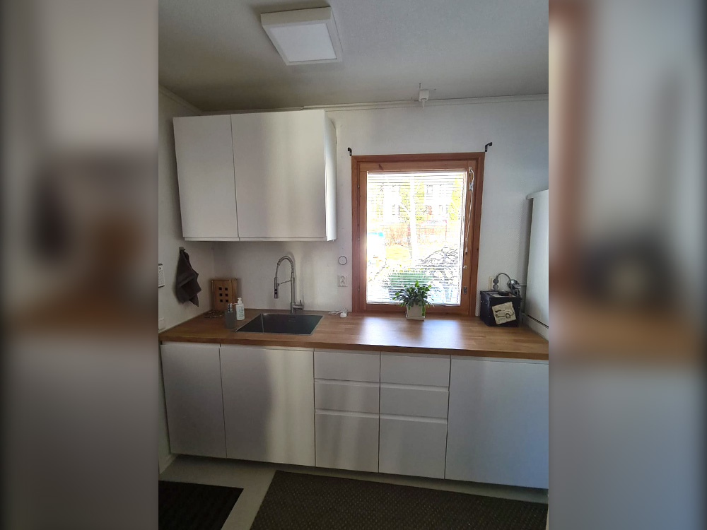 perinteisempi siisti keittiö