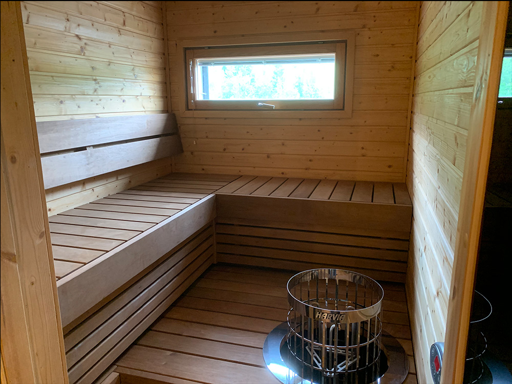 perinteisempi puusauna