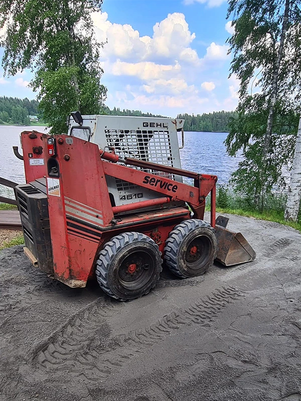 kuva vuokrattavasta kaivinkoneesta